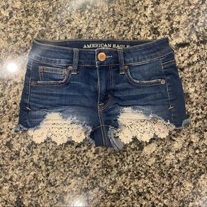 american eagle jean shorts